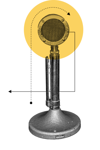 Stylized Image: Microphone.